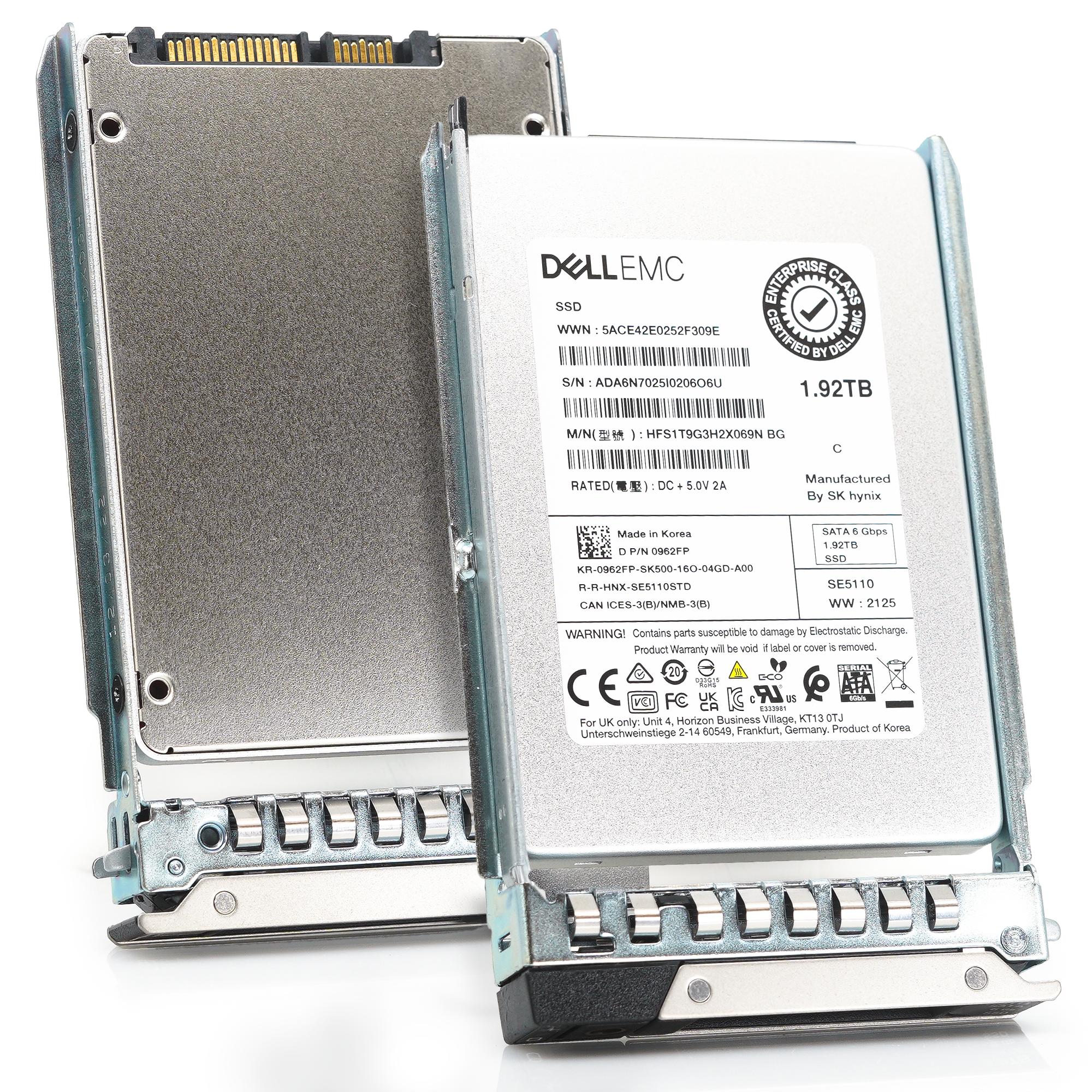 Dell G14 962FP HFS1T9G3H2X069N 1.92TB SATA 6Gb/s 1DWPD Read Intensive 2.5in Refurbished SSD