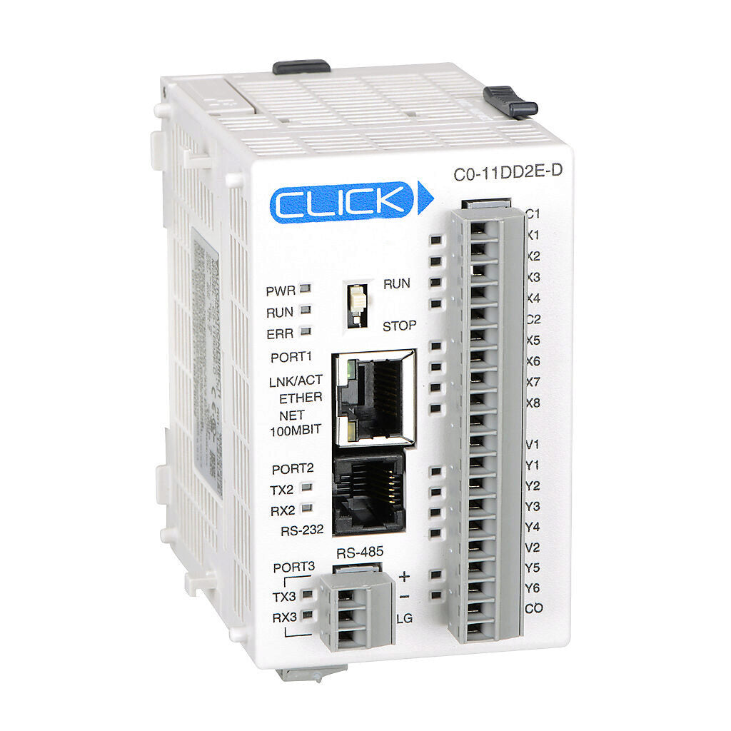 C0-11DD2E-D | Automation Direct CLICK Ethernet 24VDC Micro PLC