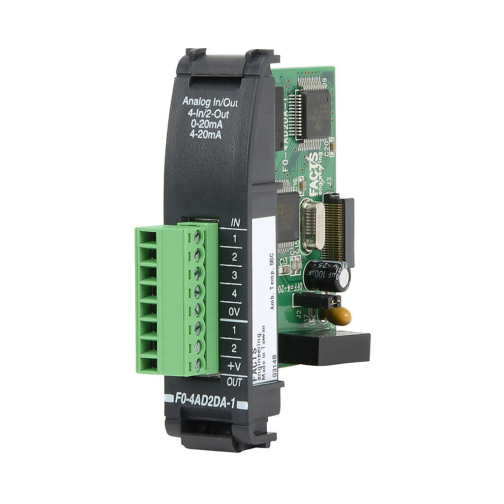 F0-4AD2DA-1 | Automation Direct 4-Channel Analog Input / 2-Channel Analog Output Module
