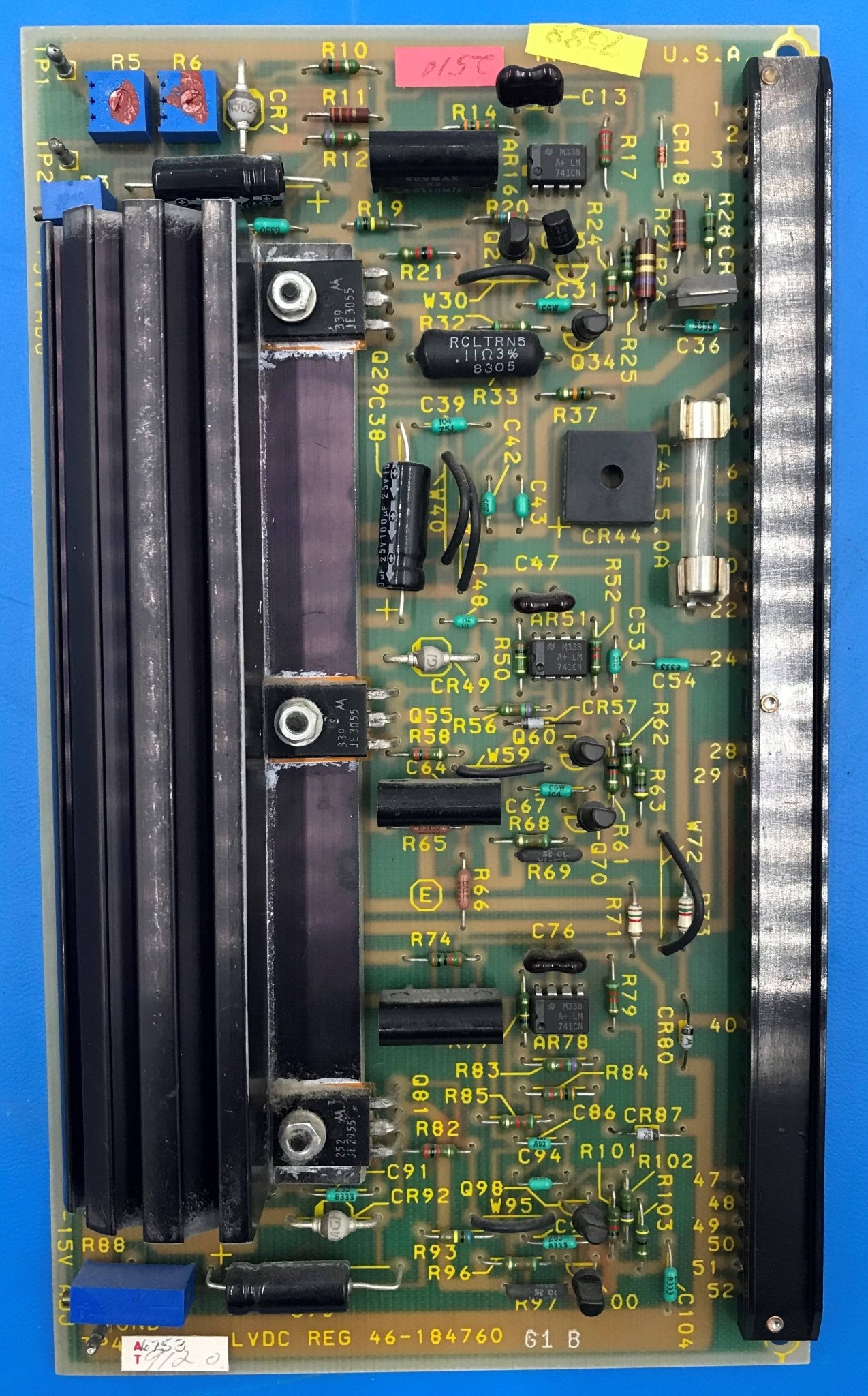 LVDC Regulator PCB (46-184760 G1 B ) GE Advantx