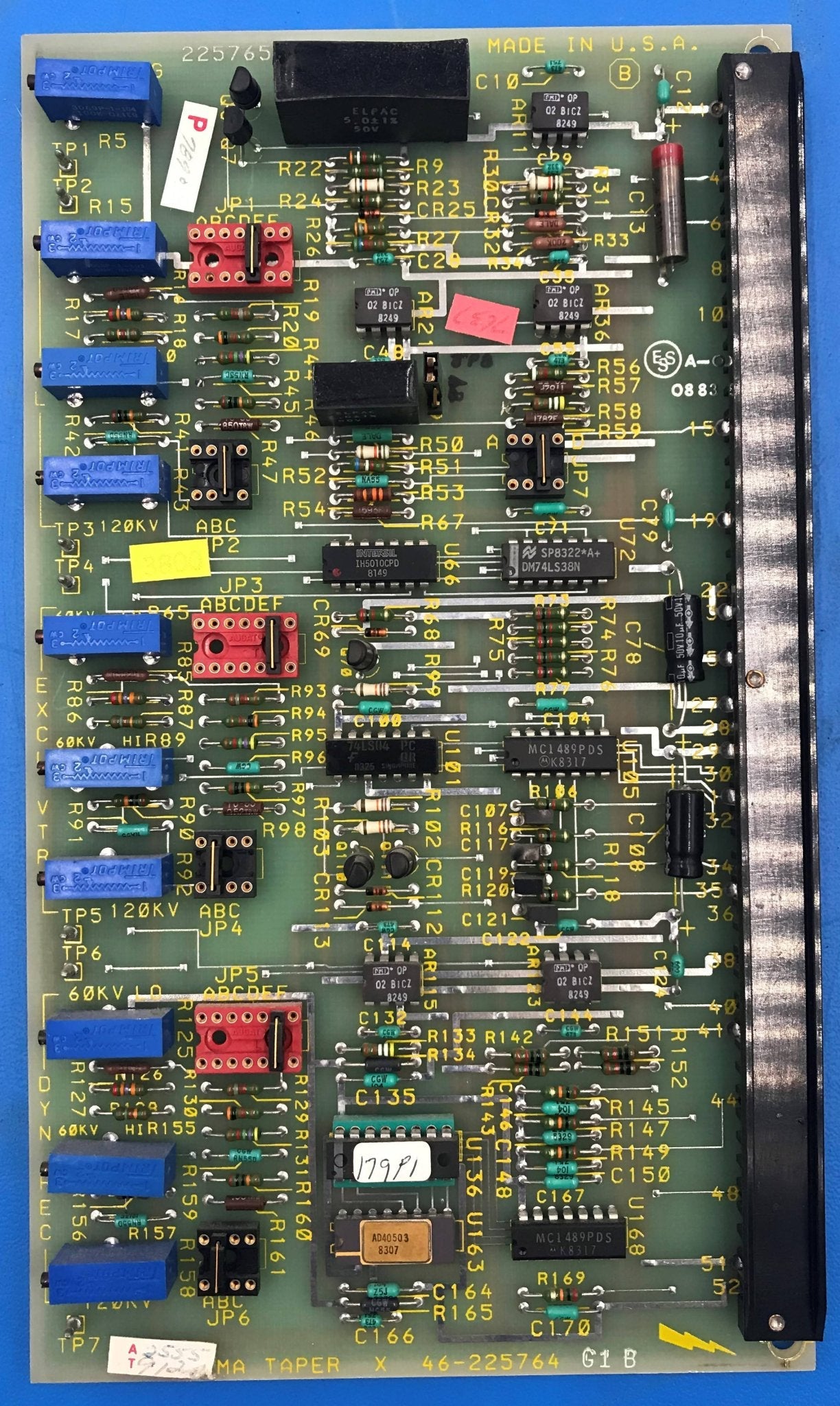 MA Taper X PCB (46-225764 G1 B) GE Advantx