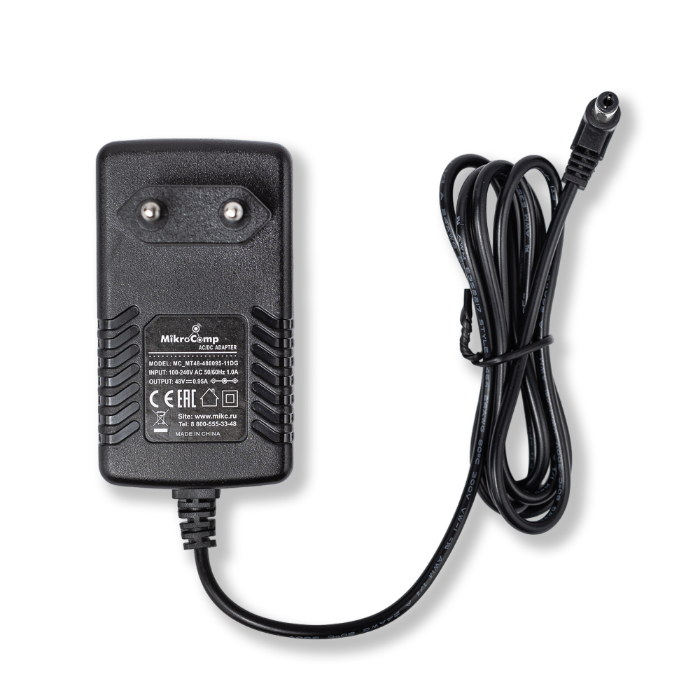 MikroTik 48V 0.95A Power Supply (MT48-480095-11DG)
