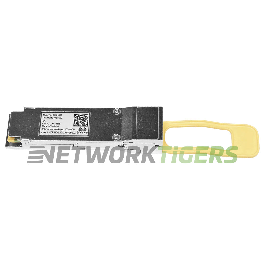 Mellanox MMA1B00-B150D 40GB BASE-SR4 850nm MMF 150m MPO QSFP+ Transceiver