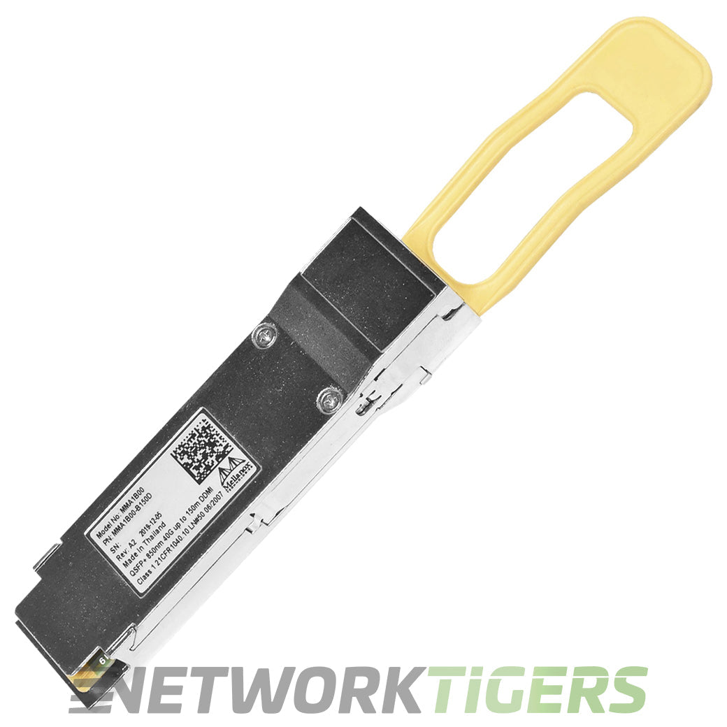 Mellanox MMA1B00-B150D 40GB BASE-SR4 850nm MMF 150m MPO QSFP+ Transceiver