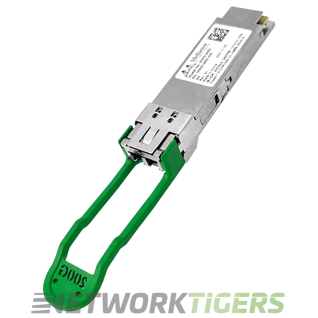 NEW Nvidia Mellanox MMS1W50-HM 200GB 1310nm 2km Duplex LC SMF QSFP56 Transceiver