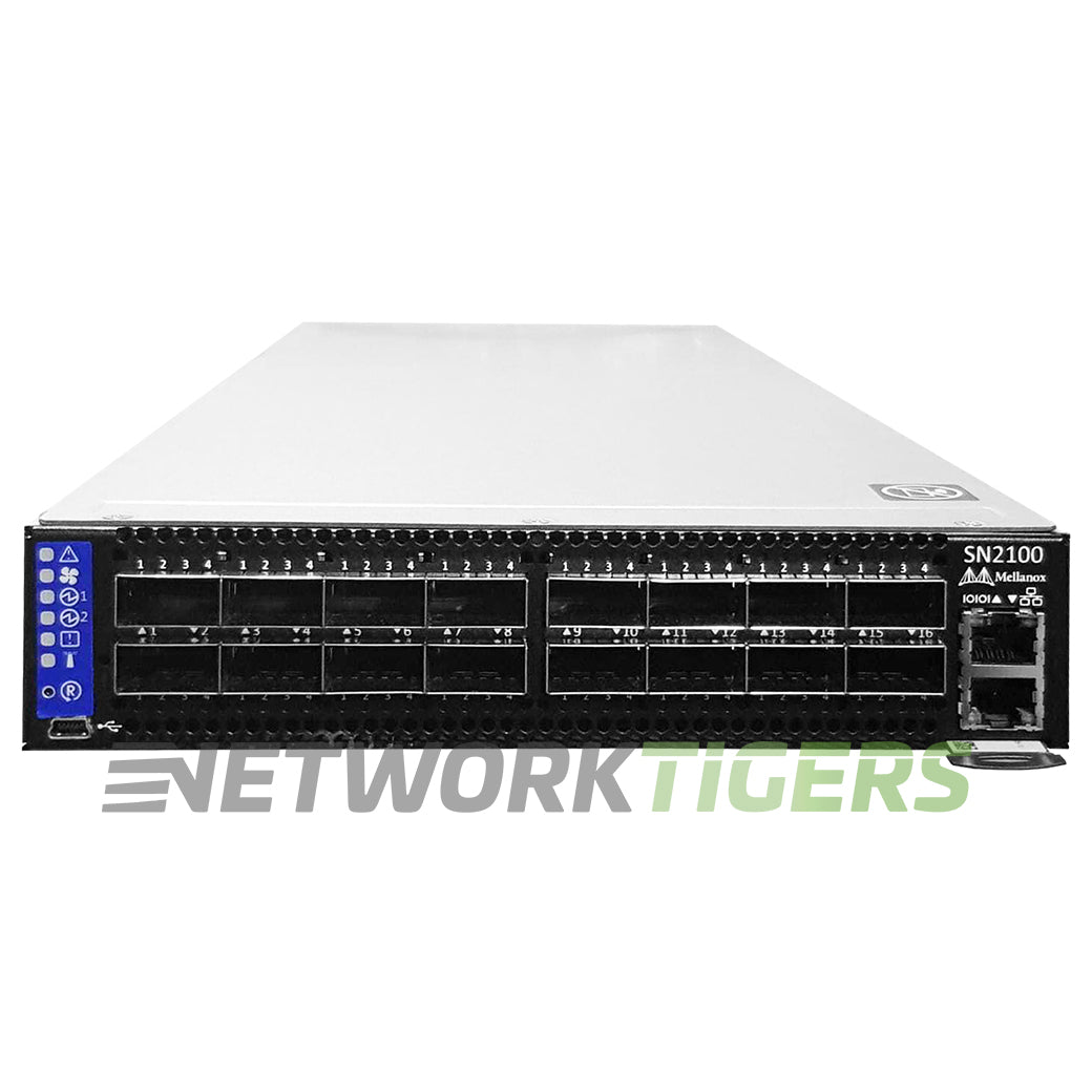 NEW Nvidia Mellanox MSN2100-CB2F 16x 100GB QSFP28 B-F (P2C) Onyx Switch