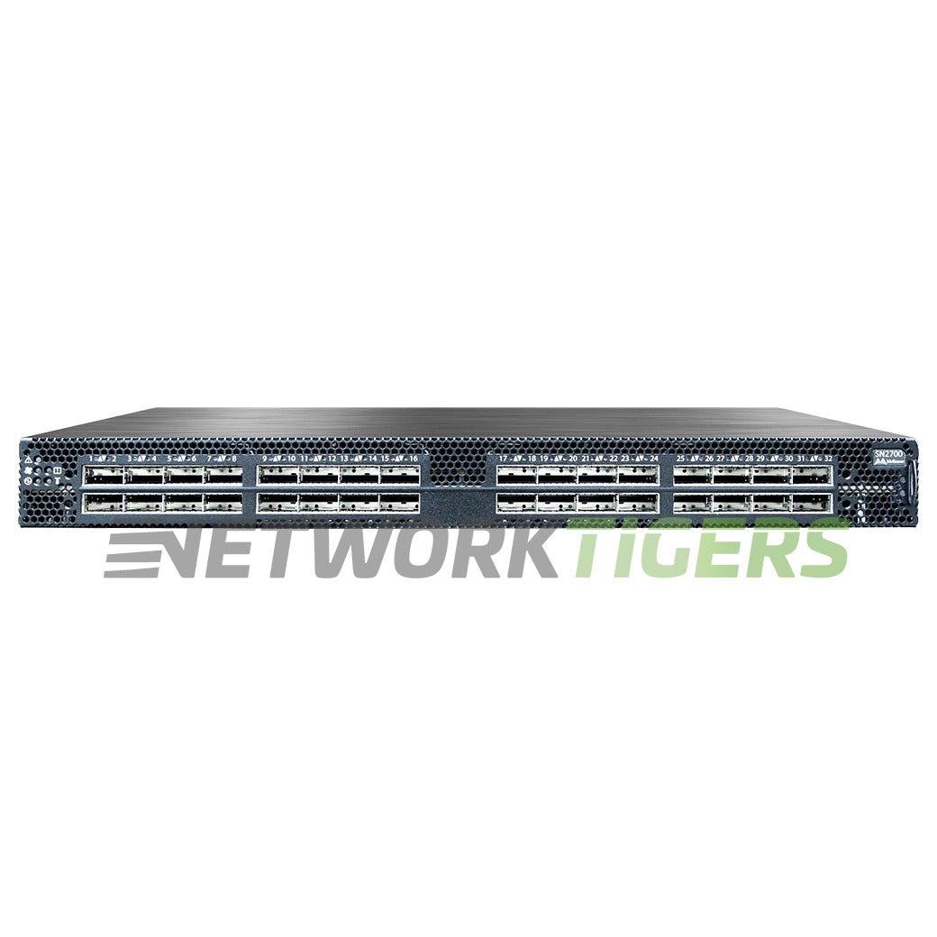 NEW Nvidia Mellanox MSN2700-CS2FC 32x 100GB QSFP28 B-F Air Cumulus Linux Switch