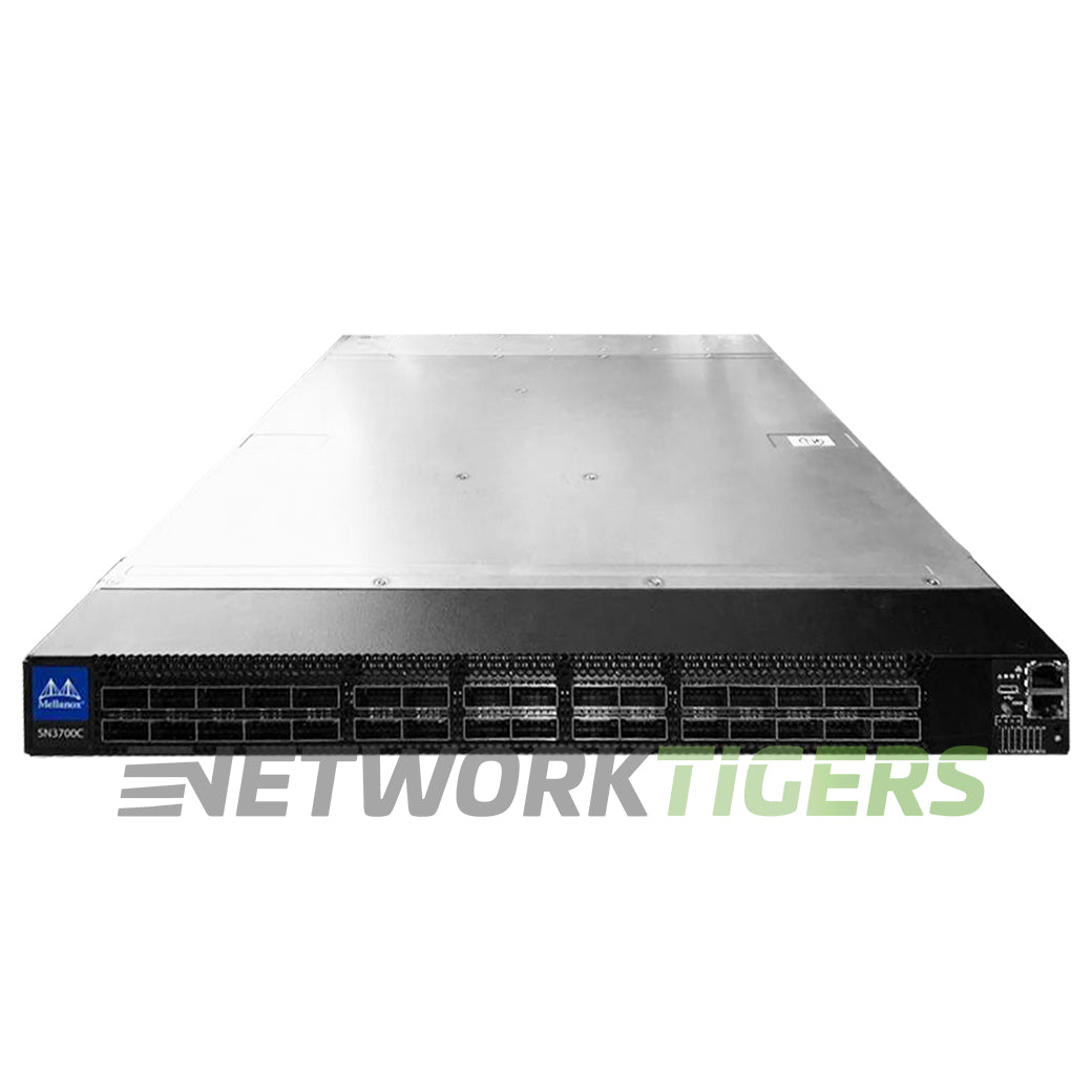 NEW Nvidia Mellanox MSN3700-CS2RO 32x 100GB QSFP28 F-B Airflow (C2P) ONIE Switch