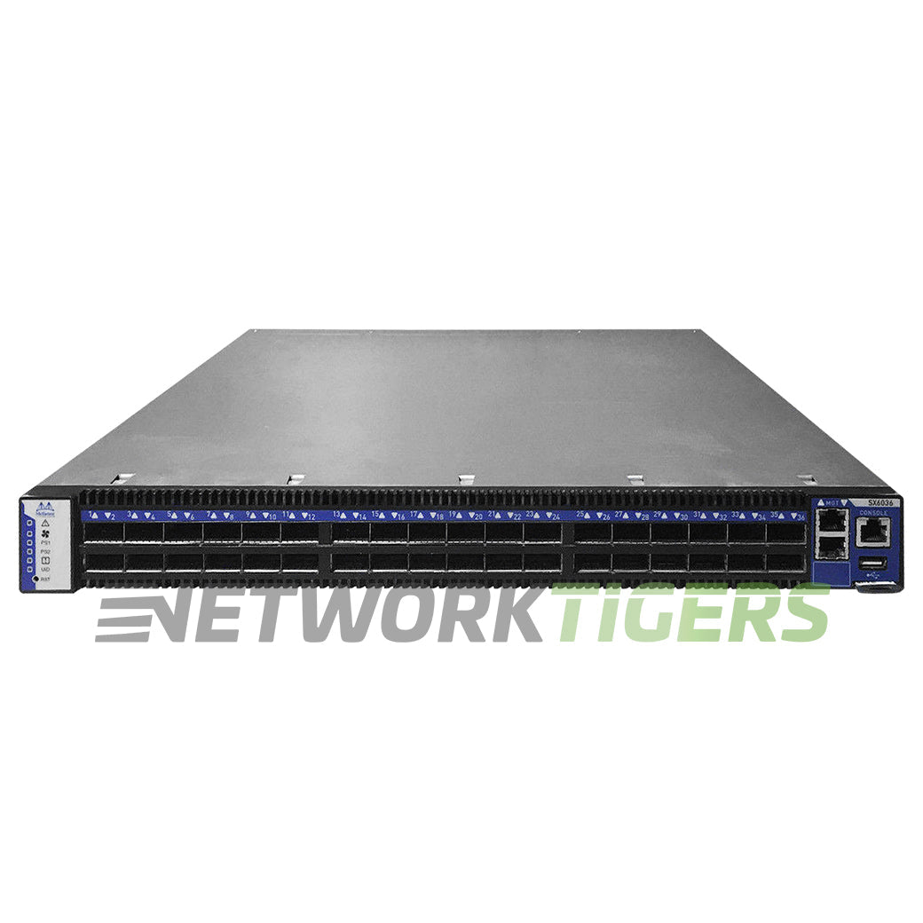 NEW Nvidia Mellanox MSX6036F-2SFS 36x 56GB QSFP B-F Air (P2C) Switch
