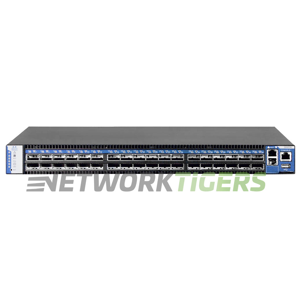 Nvidia Mellanox MSX6036T-1SFR SwitchX 36x 56GB QSFP+ FDR10 B-F Airflow Switch