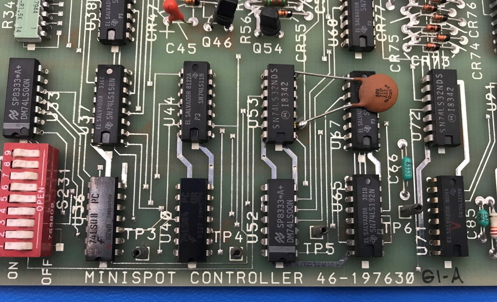 Minispot Controller PCB (46-197630 G1 A) GE Advantx