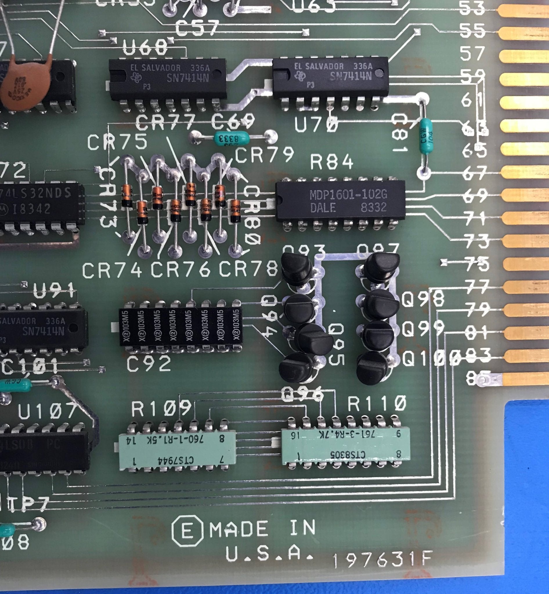 Minispot Controller PCB (46-197630 G1 A) GE Advantx