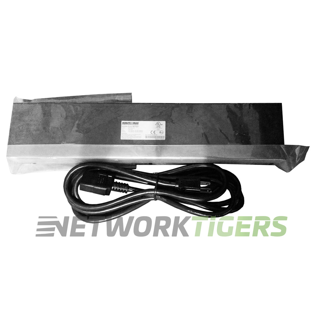 NEW Minuteman RPM1581HVN 8x NEMA 5-15/20 1U AC 120 V Remote Power Manager