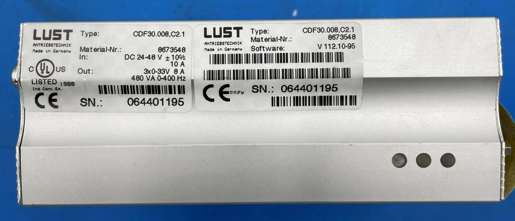 MOTOR CONTROLLER U731/U721 (8614401/08614401/8673548) SIEMENS