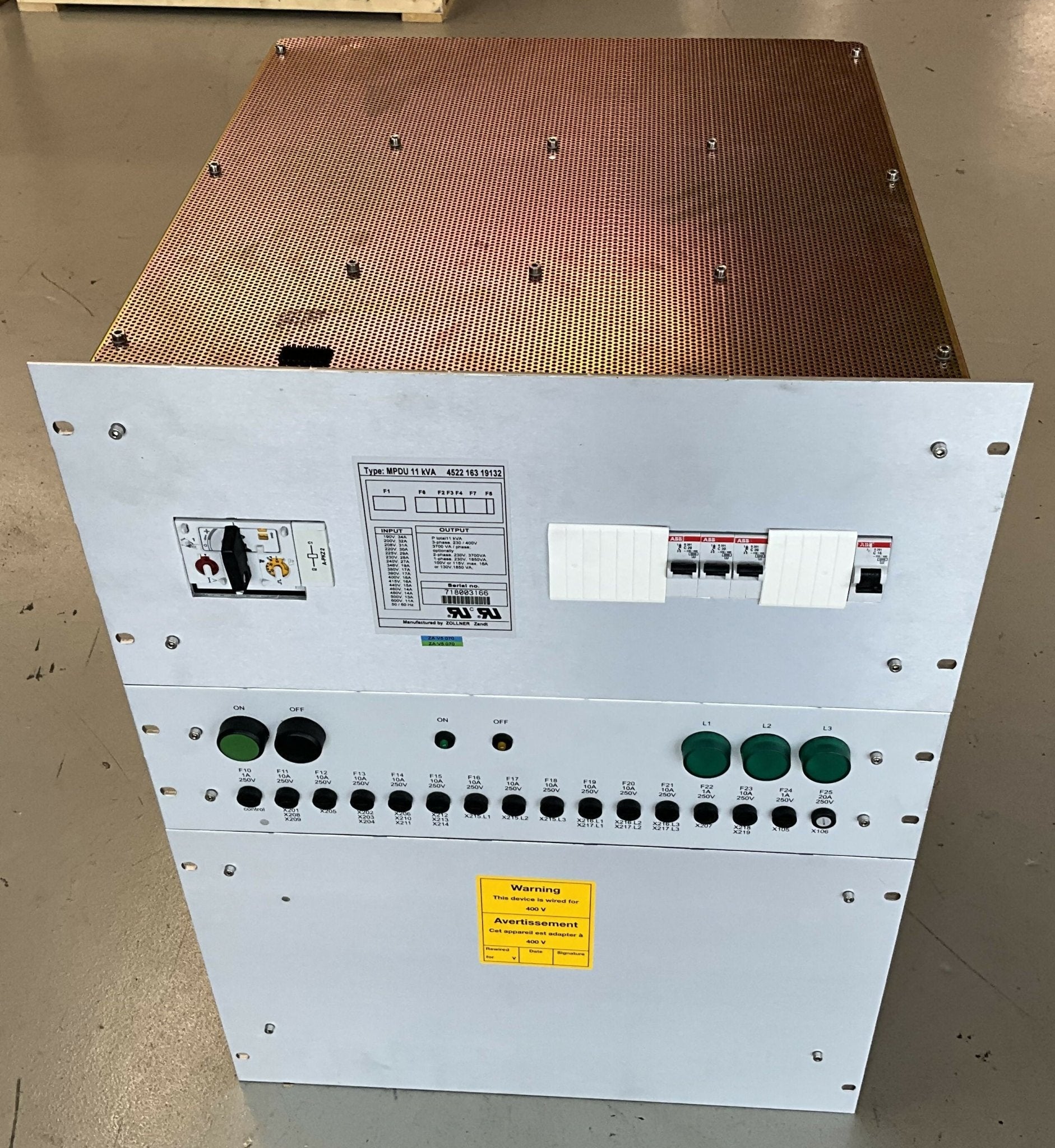 MPDU 11 KVA (4522 163 19132/452216319132) PHILIPS