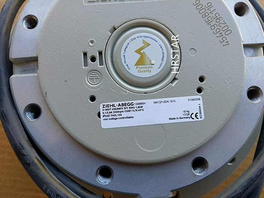 ZIEHL-ABEGG MK137-2DK.15.N Centrifugal Fan 1.9kW 3350RPM 3~400/690V | Article 128665H