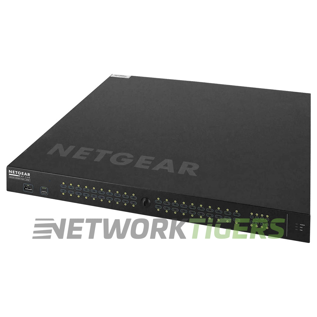 Netgear GSM4248PX-100NAS M4250-40G8XF-PoE+ 40x 1GB PoE+ 8x 10GB SFP+ Switch