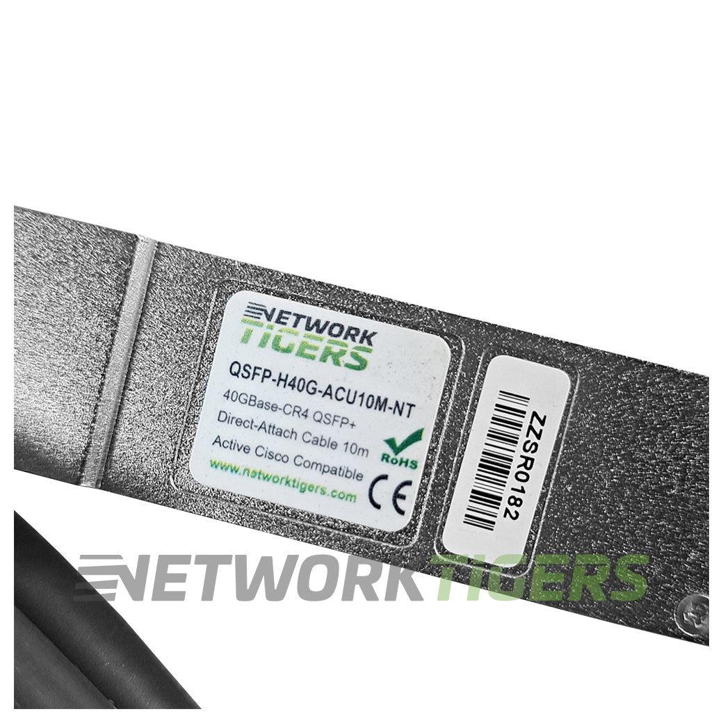 NetworkTigers QSFP-H40G-ACU10M-NT 10m 40GB QSFP Direct-Attached Cable