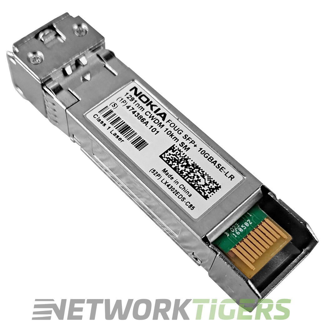 Nokia 474386A.101 10GB BASE-LR 1291nm CWDM 10km SFP Transceiver