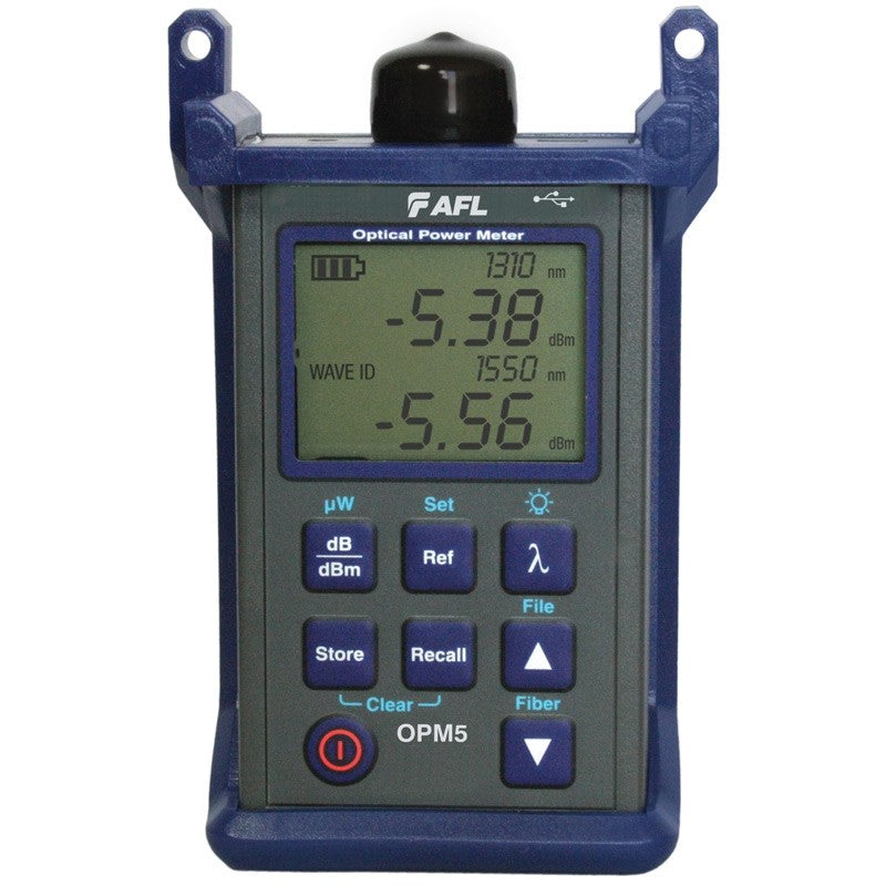 AFL Power Meter +26 to -50dB, 850, 1300, 1310, 1550nm