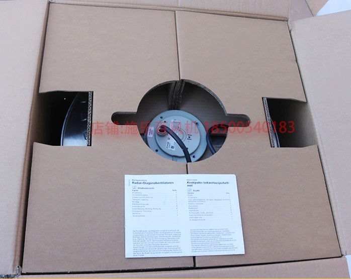 Brand new RH50M-6DK.41.1R ZIEHL-ABEGG centrifugal fan 3-460V 0.68kW 1.25A 1090rpm