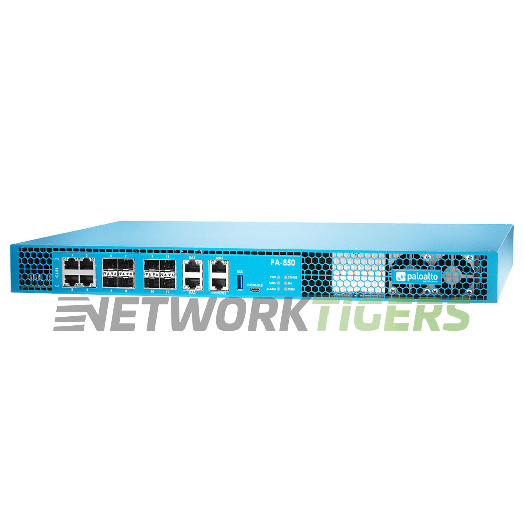 Palo Alto PA-850 2.1 Gbps 4x 1GB RJ45 4x 1GB SFP 4x 10GB SFP+ Firewall