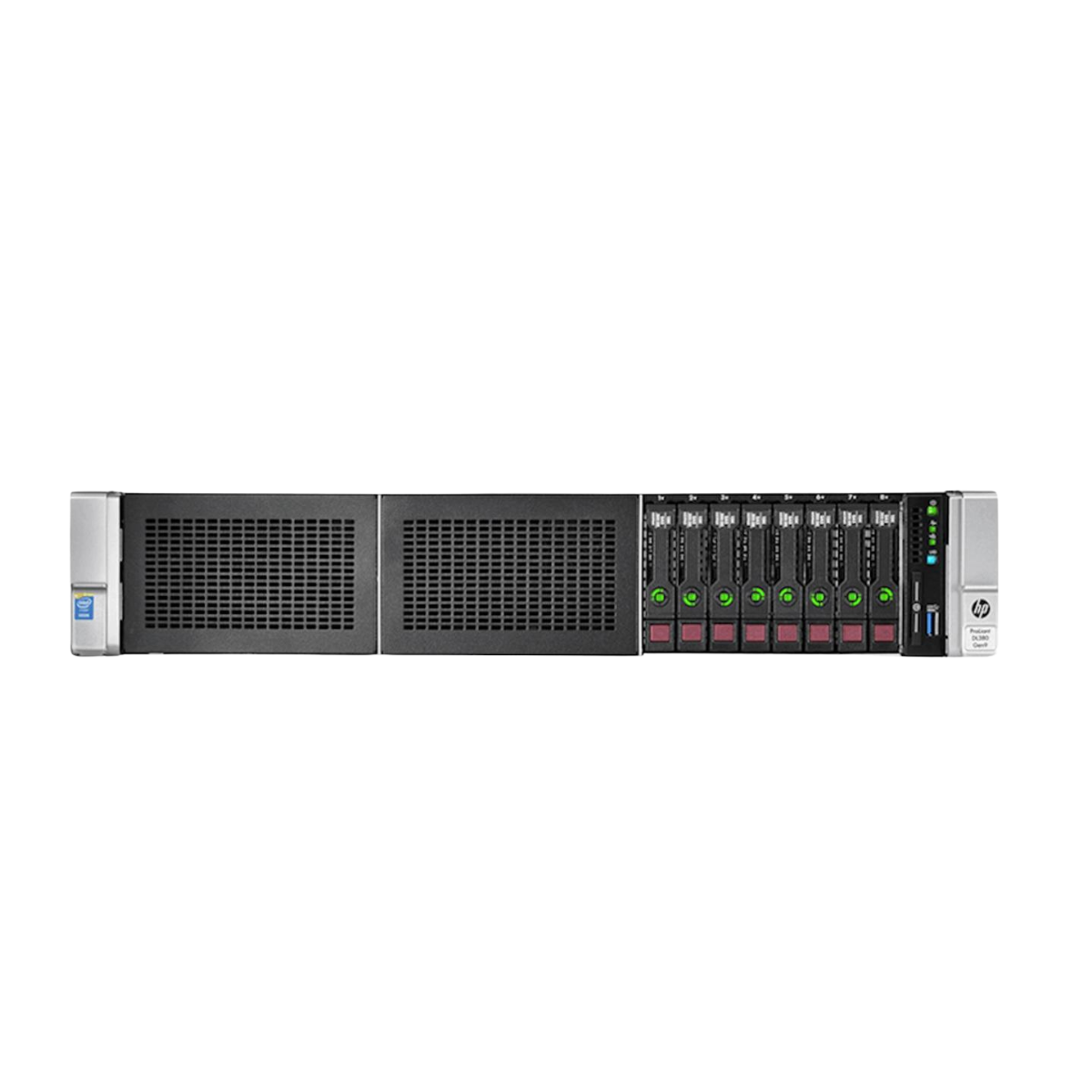 HPE ProLiant DL380 G9 8-bay Server 2x E5-2690 V4=28 Cores P440 128GB RAM 8x trays