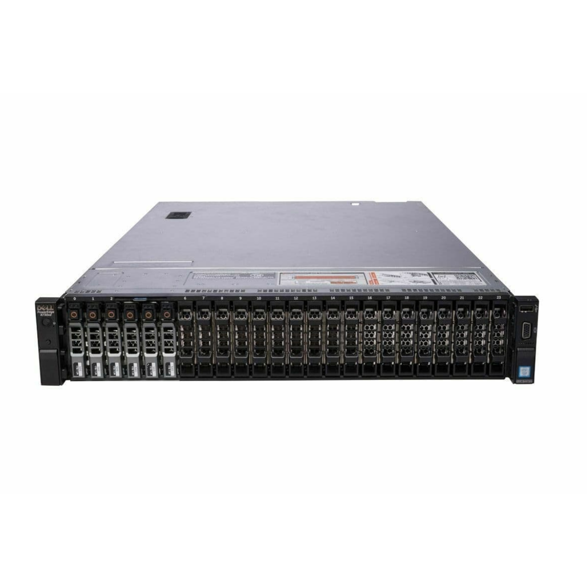 Dell PowerEdge R730XD 24-bay Server 2x E5-2690 V4 =28 Cores H730 256GB RAM 7x 2TB SSD
