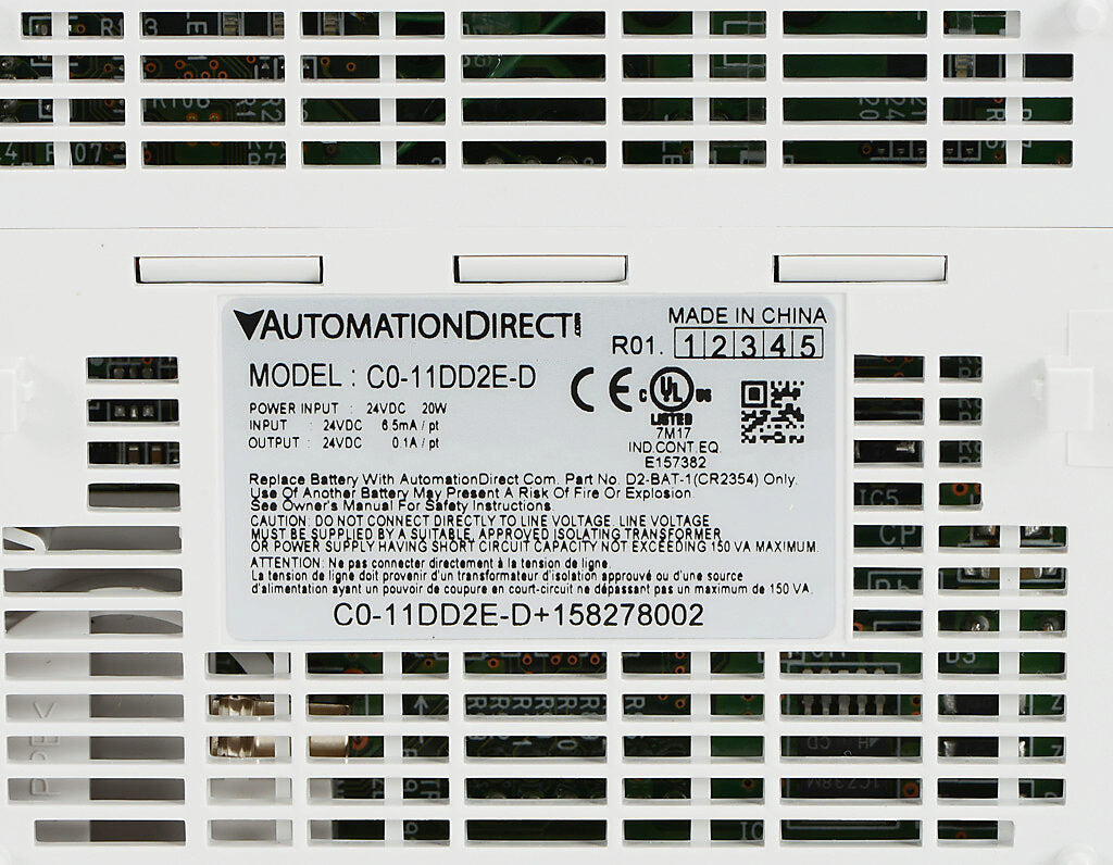 C0-11DD2E-D | Automation Direct CLICK Ethernet 24VDC Micro PLC