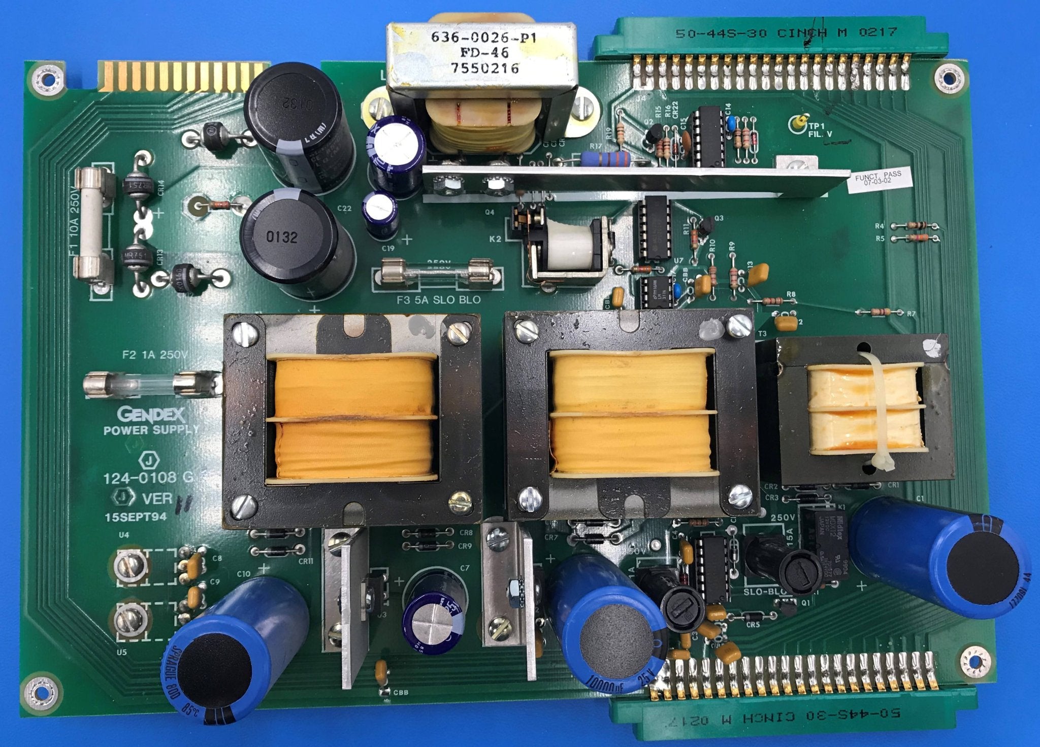 Power Supply PCB (124-0108 G1 Ver 11) Gendex