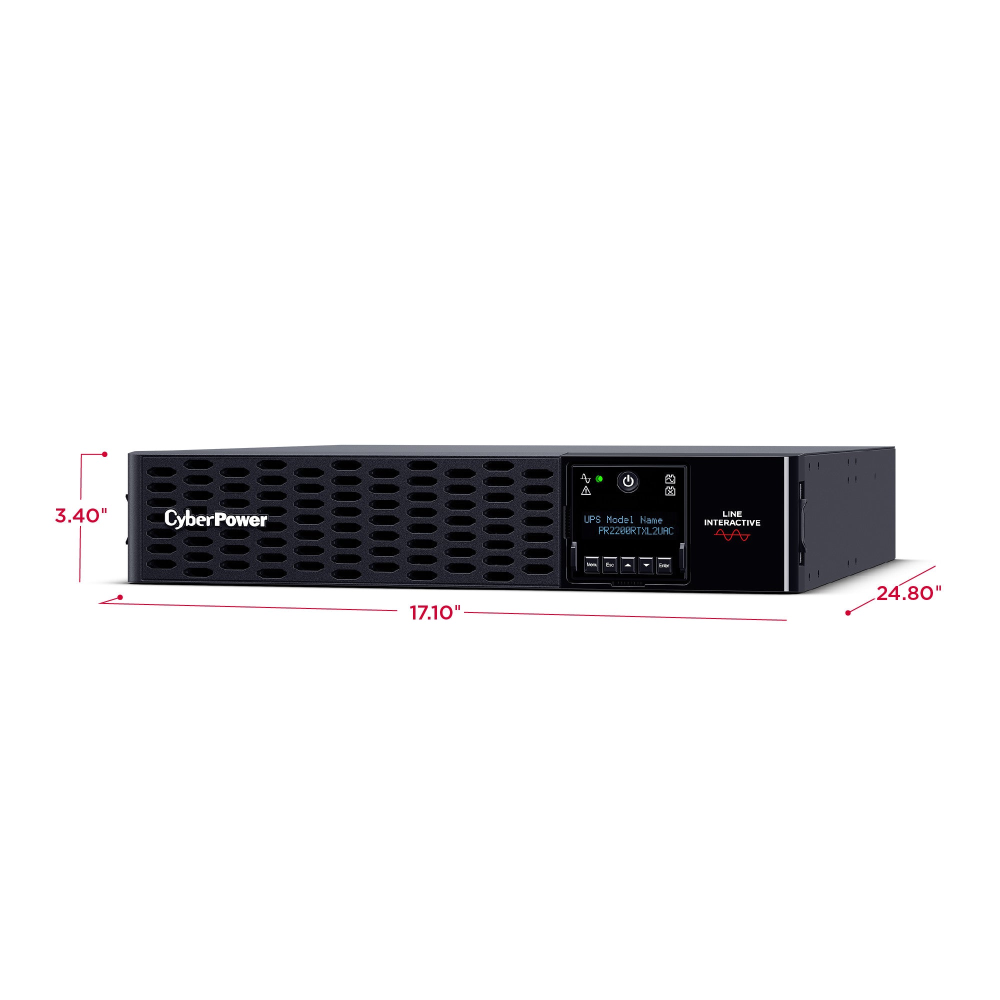 CyberPower PR2200RTXL2UACN Smart App Sinewave