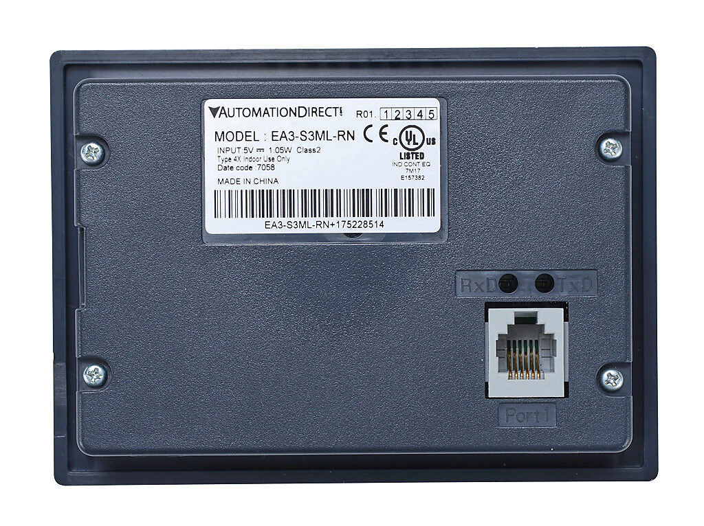 EA3-S3ML-RN | Automation Direct C-more Micro 3" Monochrome Serial HMI
