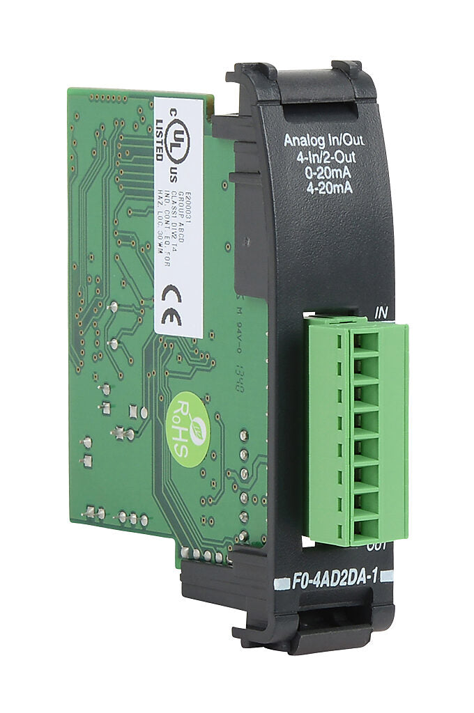 F0-4AD2DA-1 | Automation Direct 4-Channel Analog Input / 2-Channel Analog Output Module