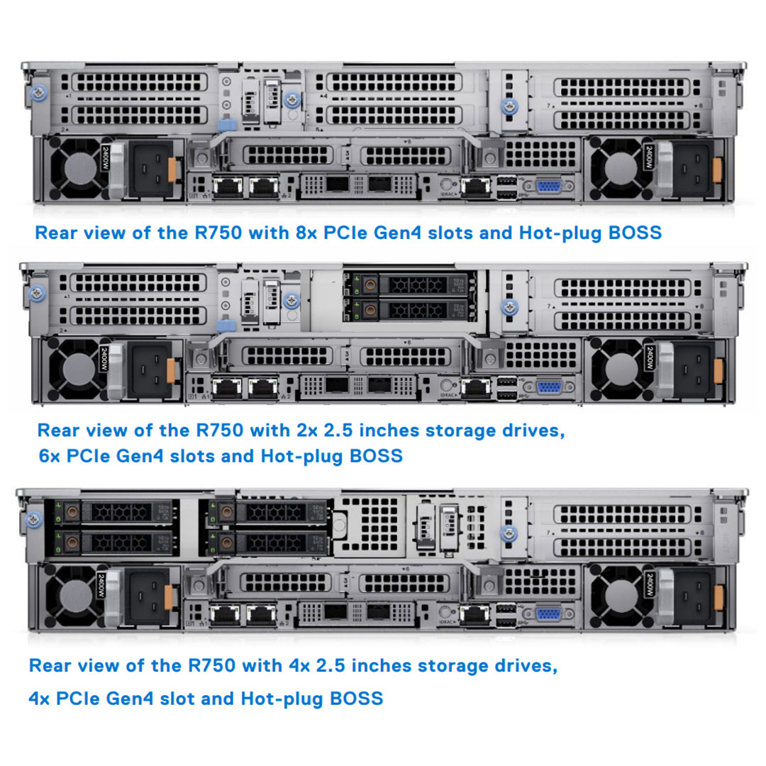 YXPJX — 12x 3.5" (SAS/SATA) Chassis | Refurbished Dell PowerEdge R750