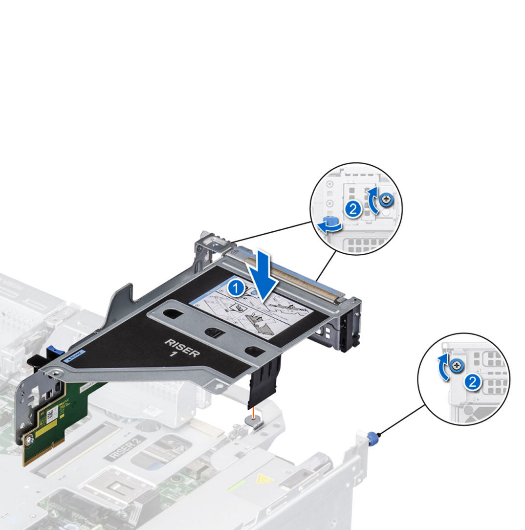 WMV8W — R1A FH Hl Riser Assembly | Dell PowerEdge R7525