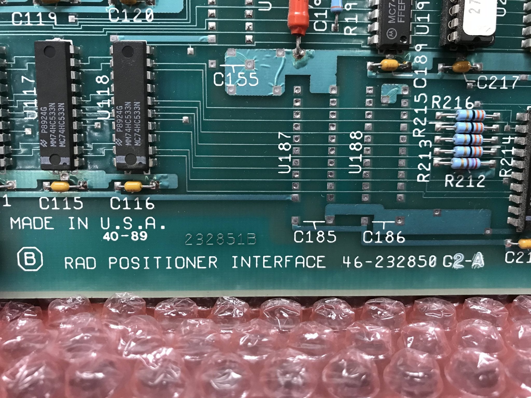 RAD Positioner Interface Board (46-232850 G2-A) GE Advantx