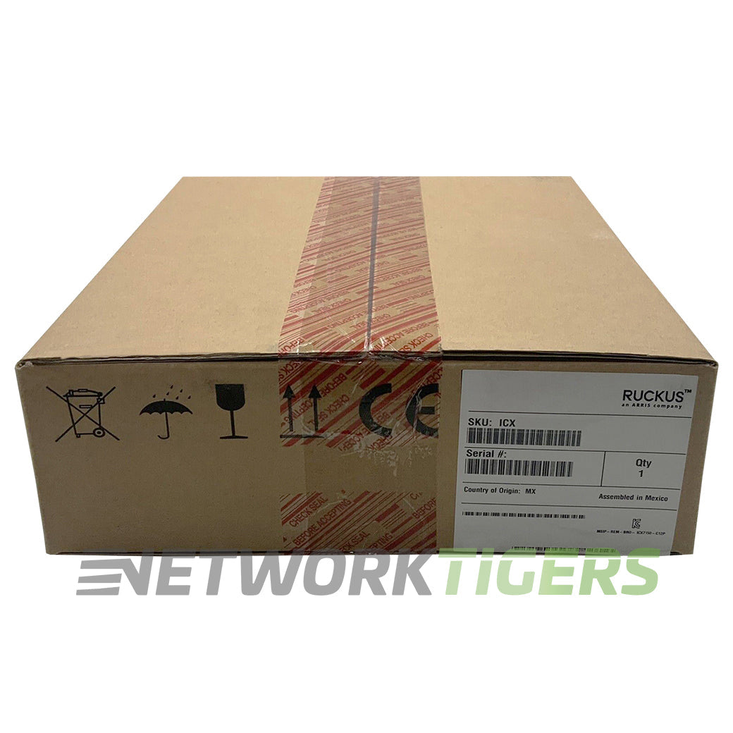 NEW Ruckus ICX6610-24F-PE 24x 1GB FC SFP 8x 1GB SFP F-B Air (Premium) Switch