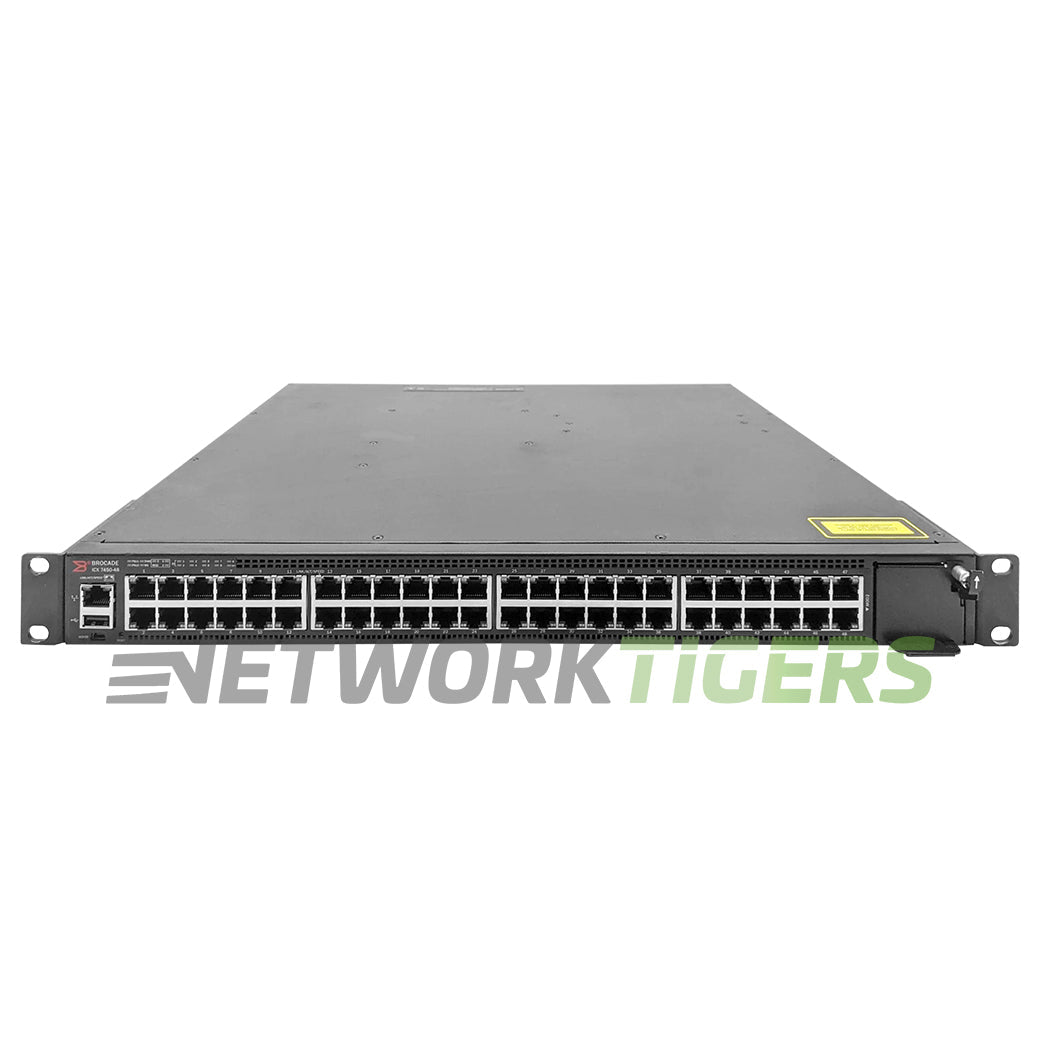 Ruckus Brocade ICX7450-48-E 48x 1GB RJ45 F-B Air Switch w/ 3x Expansion Modules