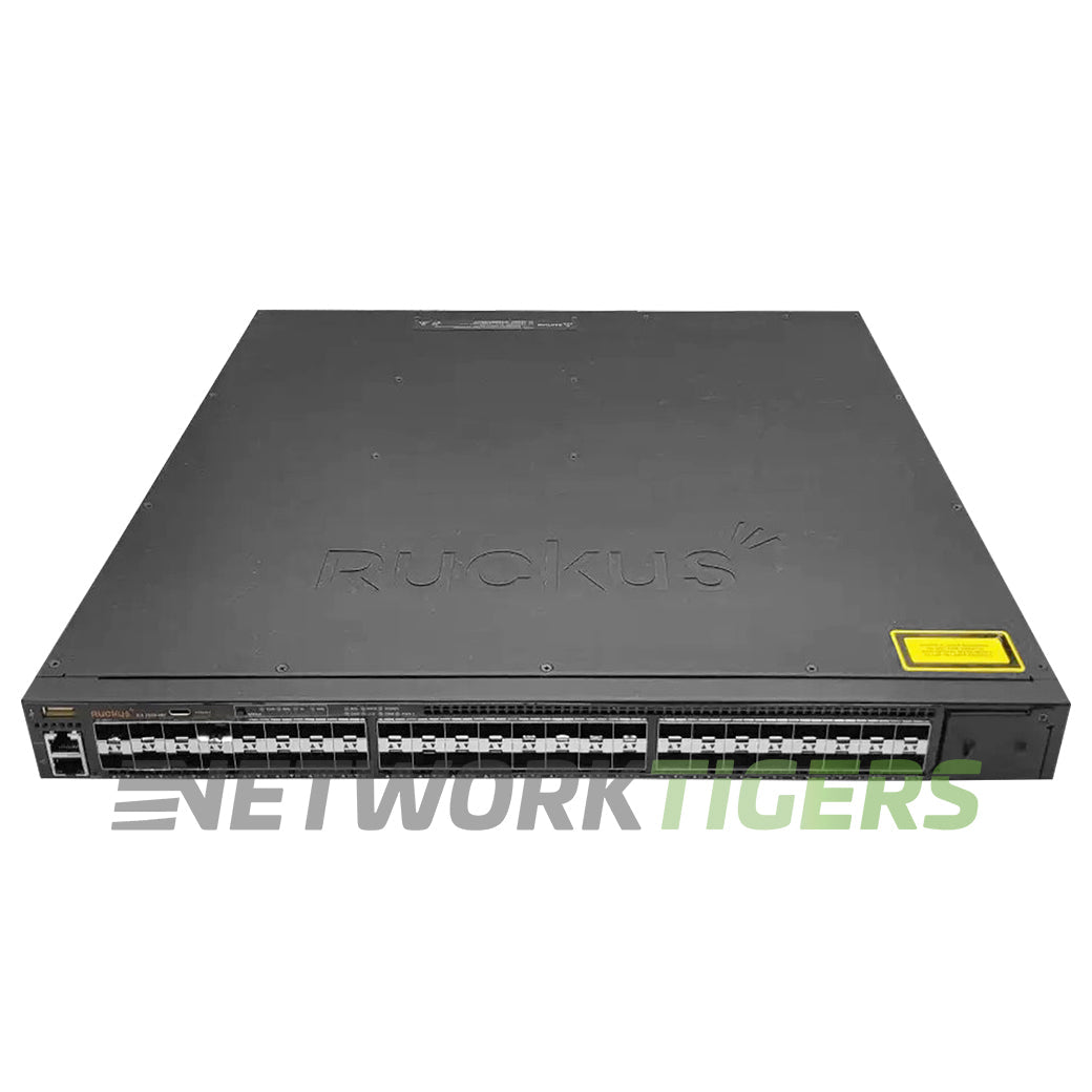 NEW Ruckus Brocade ICX7650-48F-E 24x 1GB SFP 24x 10GB SFP+ 4x QSFP+ F-B Switch