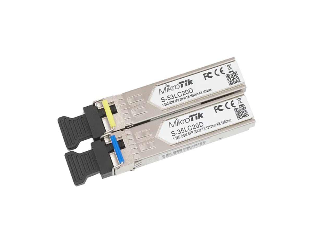 S-3553LC20D: 1.25G Single Mode SFP Transceivers with 20km Range