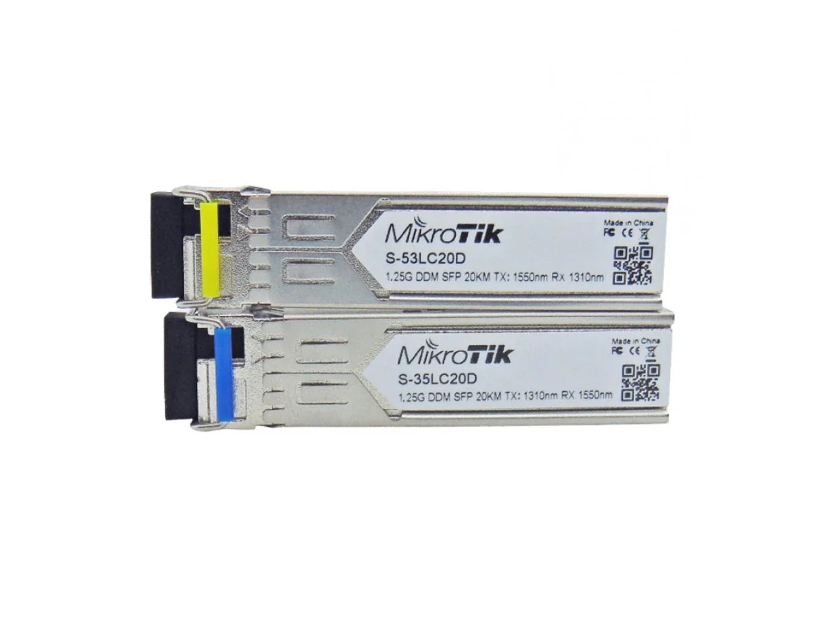 S-3553LC20D: 1.25G Single Mode SFP Transceivers with 20km Range