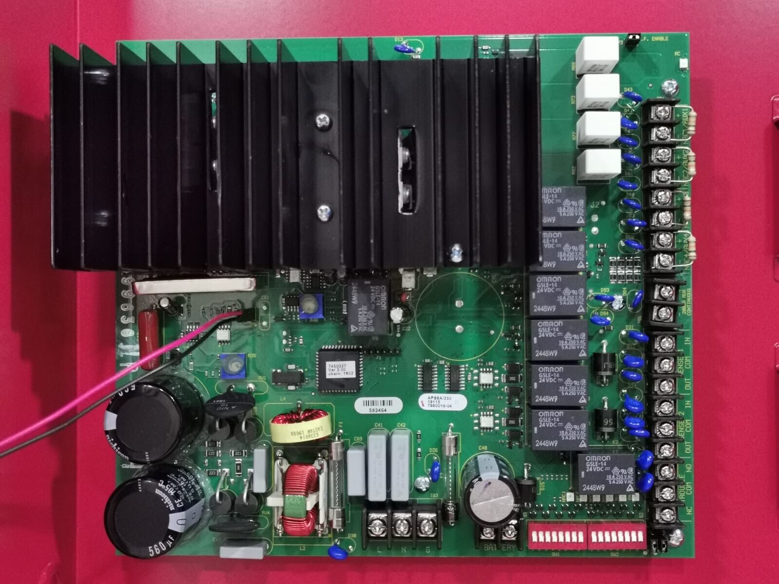 Edwards APS6A Auxiliary Power Supply for EST3 Fire Alarm and Emergency Communication Systems