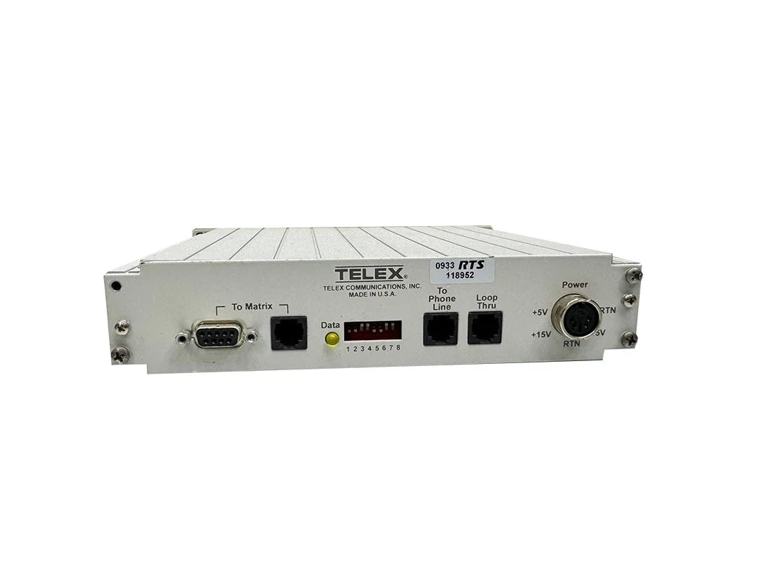 Bosch TIF-2000A Single-Line Digital Telephone Interface for RTS Matrix Intercom Systems