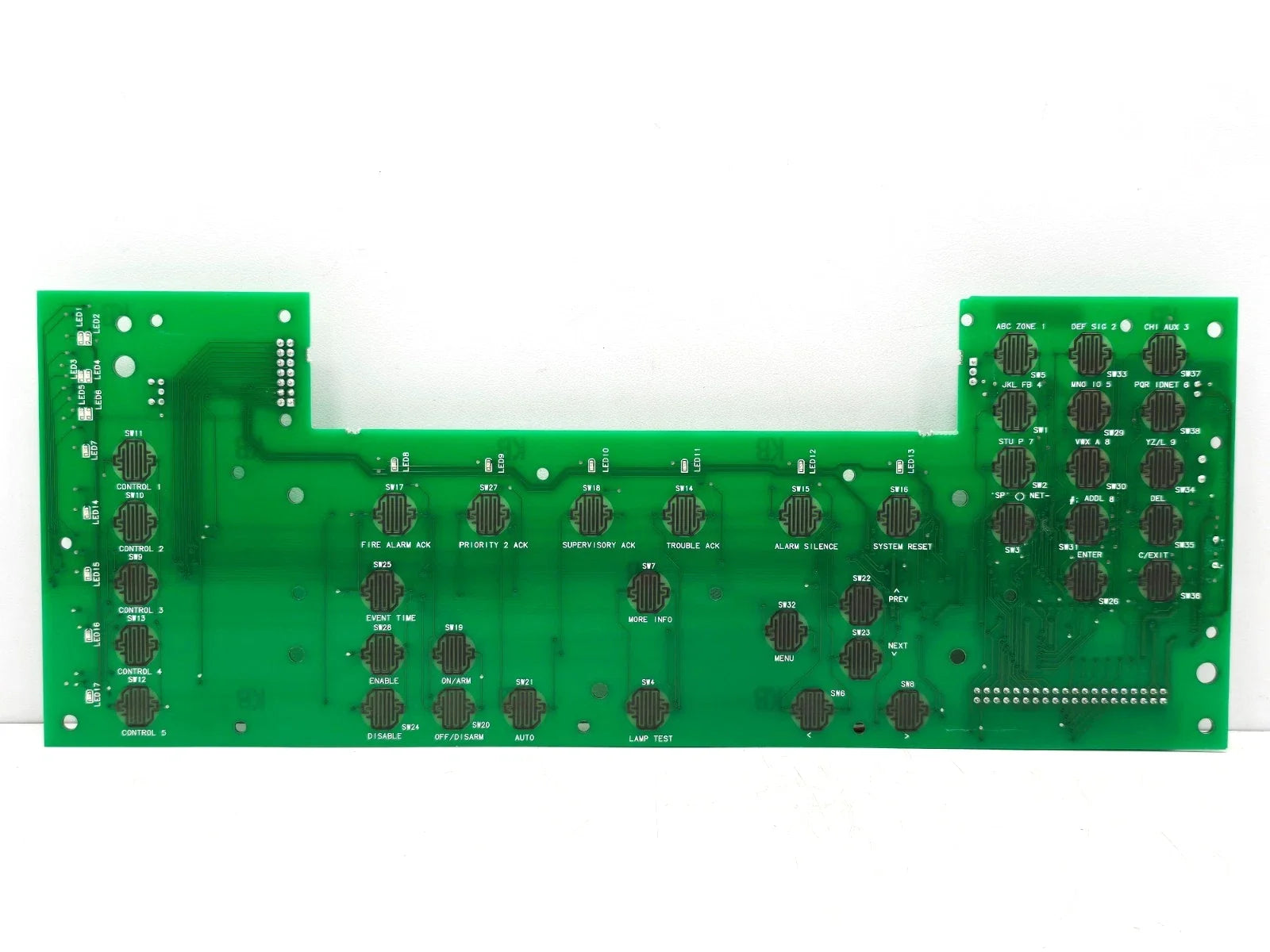 Simplex 566-284 Operator Interface Board For 4100U And 4100ES Fire Alarm Panels