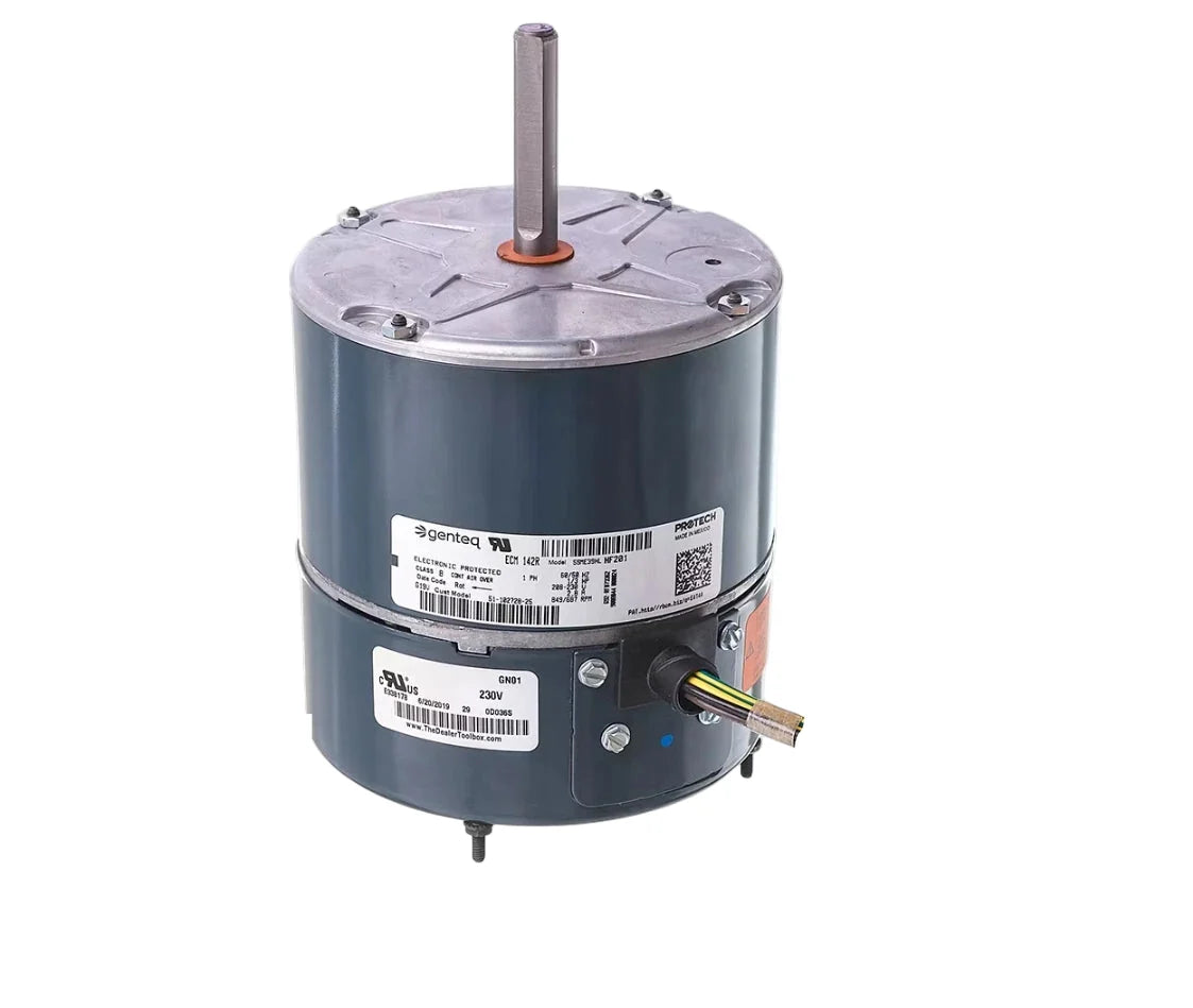 Rheem 5SME39HLHF054 1/3 HP ECM Condenser Fan Motor 208–230V 825 RPM CCWLE