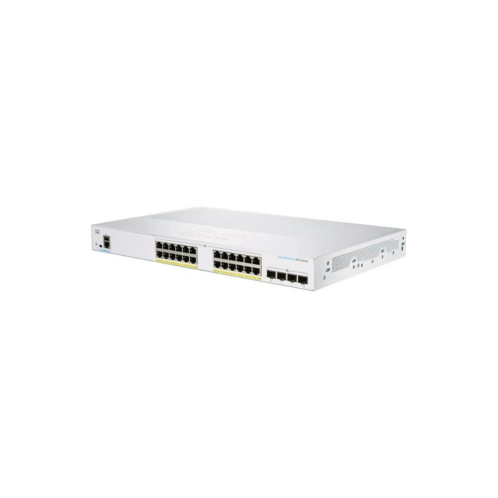 Cisco CBS250-24P-4X Business 24-Port PoE+ Managed Switch with Four 10G SFP+ Uplinks