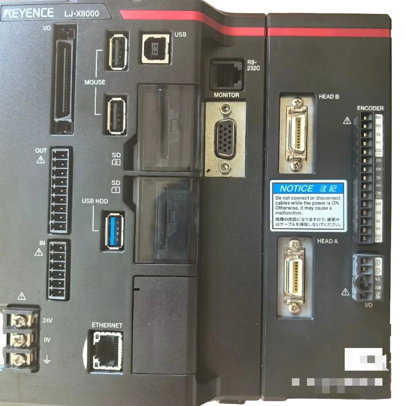 Keyence LJ-X8000 2D/3D Laser Profiler for Inline Measurement