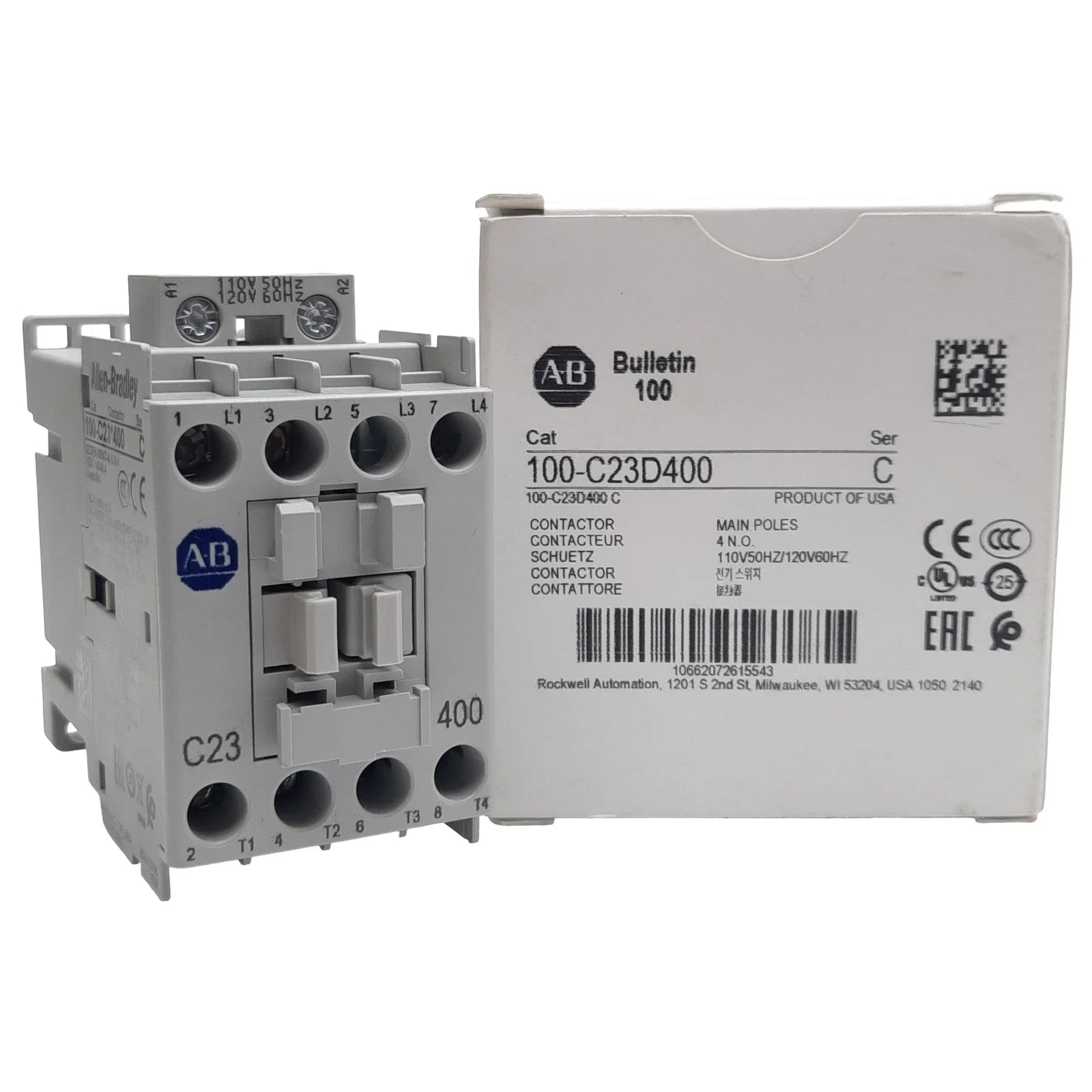 100-C23D400 | Allen-Bradley 23 Amp Contactor