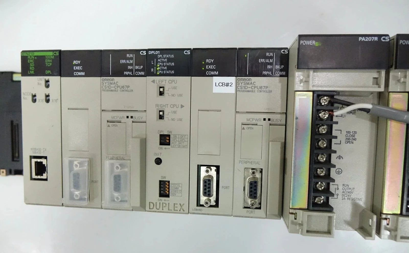 CS1D-BC052 | Omron CS1D Duplex CPU Backplane with 5 Slots