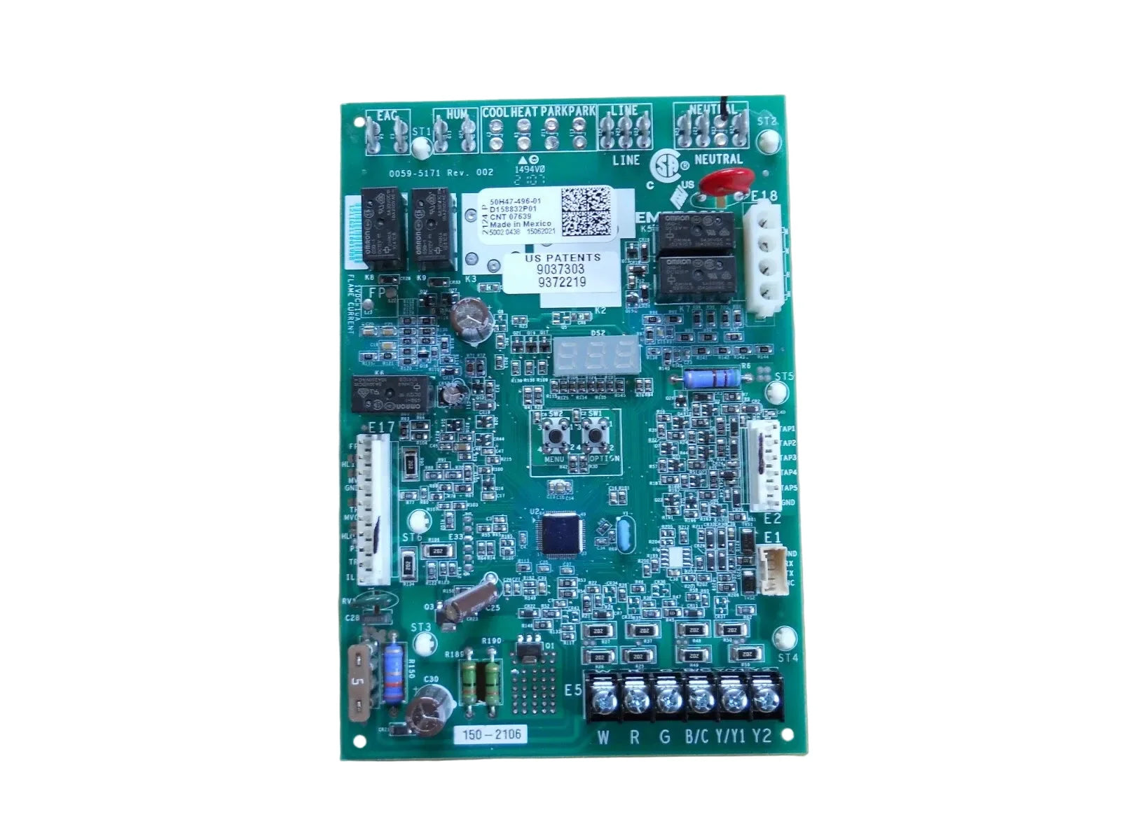 White-Rodgers 50H47-496-01 Integrated Furnace Control Board for Trane and American Standard Gas Furnaces